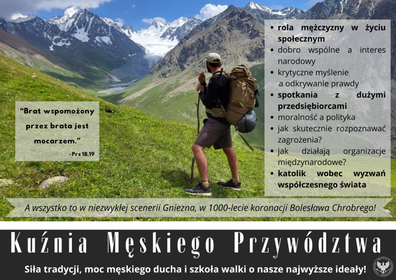 KUŹNIA MĘSKIEGO PRZYWÓDZTWA!